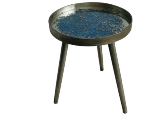 Blue Side Table