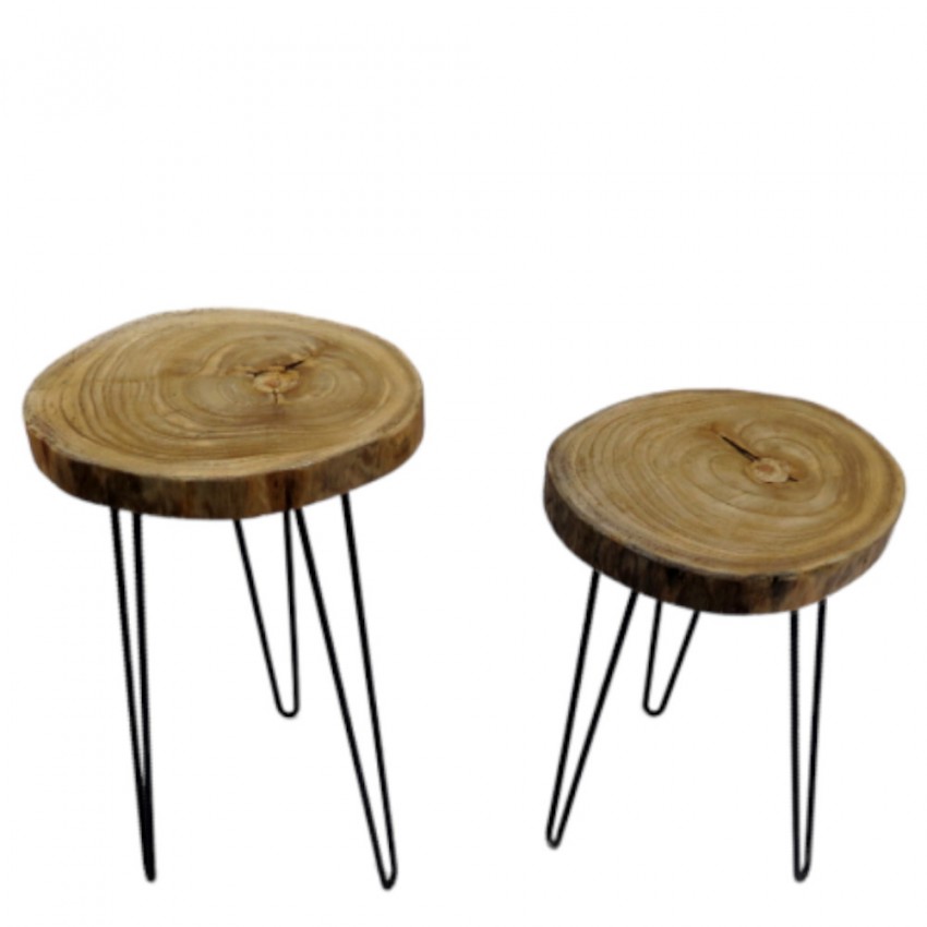 Craft Wooden Side Tables 