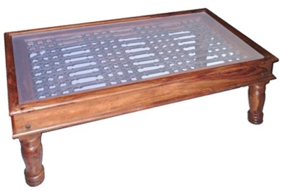 Wooden Iron Coffee Table